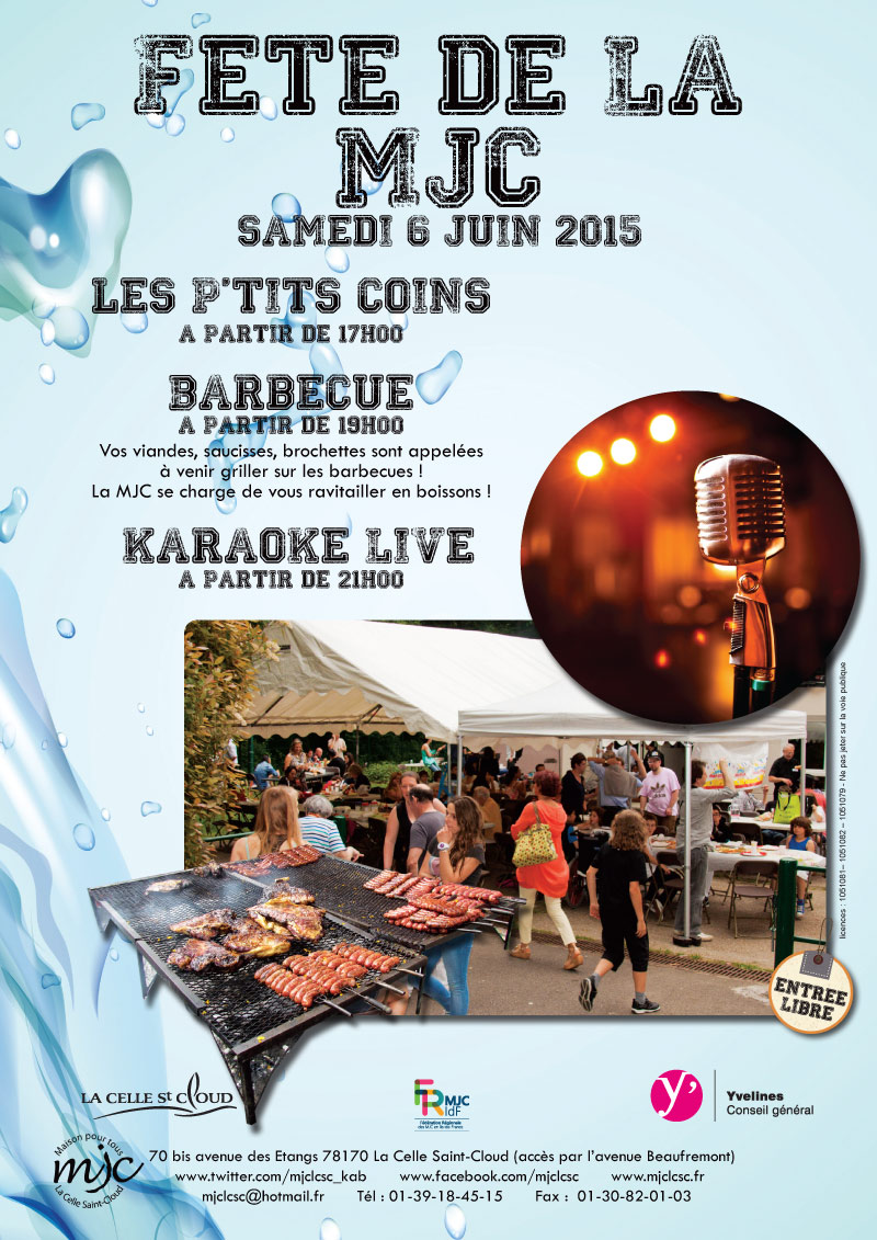 FETE DE LA MJC SAMEDI 06 JUIN 2015